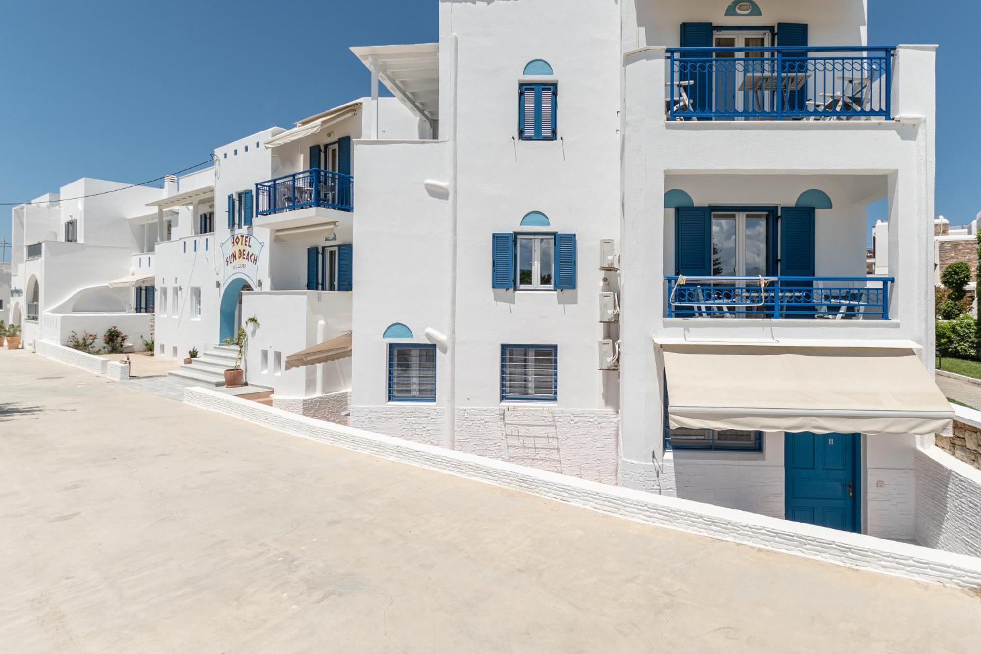 Sun Beach Hotel Naxos City Bagian luar foto